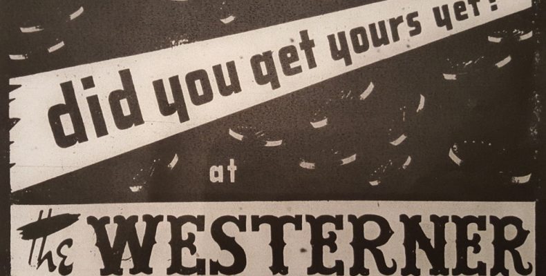Las Vegas Sun January 1957 Westerner Newspaper Ad