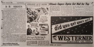 Las Vegas Sun January 1957 Westerner Newspaper Ad Page