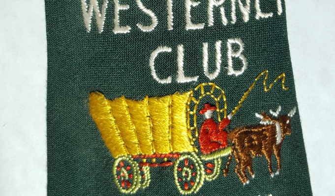 Westerner Tie Front Logo Closeup